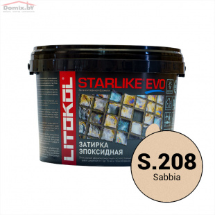 Фуга для плитки Litokol Starlike Evo S.208 Sabbia (5 кг)